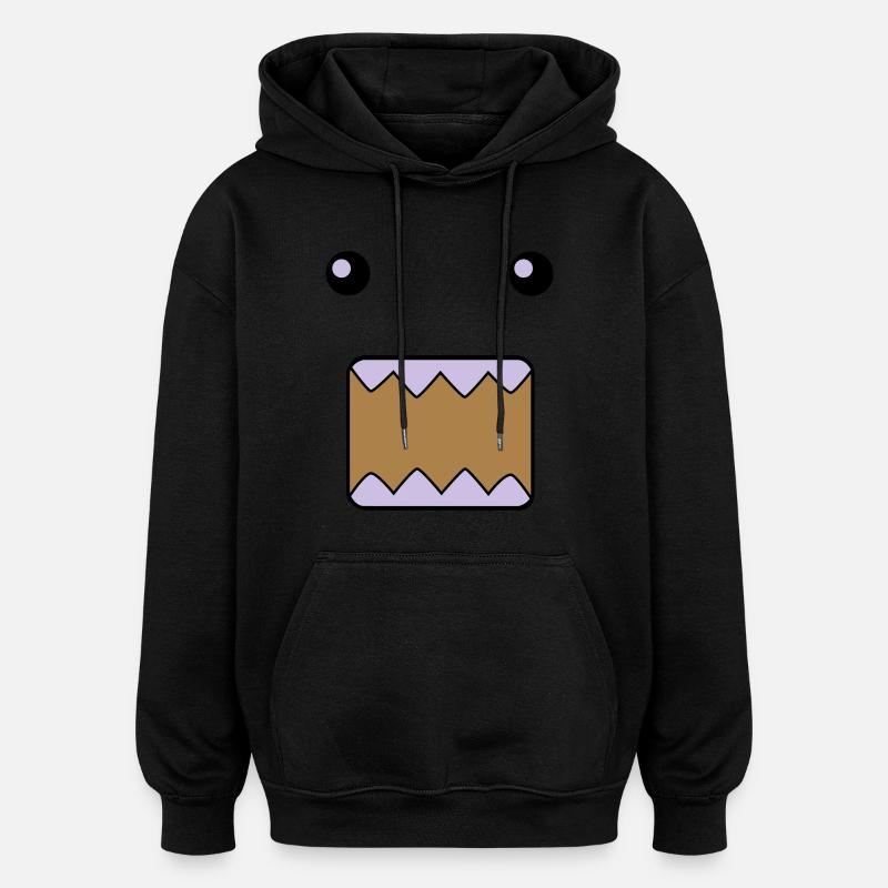 Domo - Oversized Unisex Hoodie - black