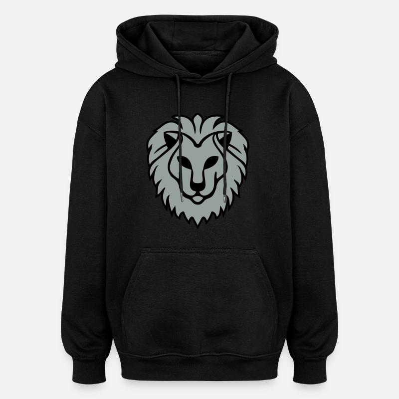leon - Oversized Unisex Hoodie - black