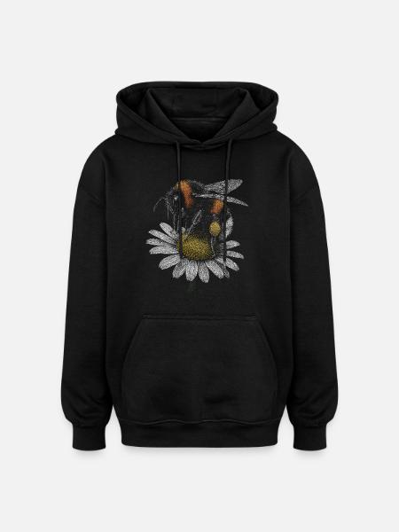 Hummel - Oversized Unisex Hoodie - Schwarz