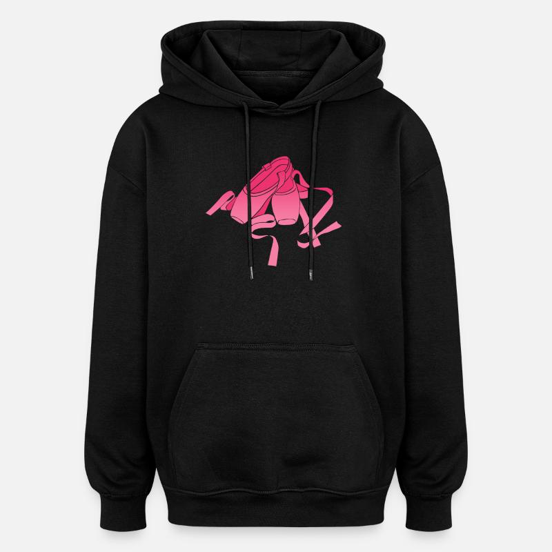 Ballet Dancer - Ballet Shoes T Shirt - Sweat à capuche oversize unisexe - noir