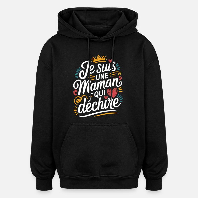 I'm a Killer Mom - Oversized Unisex Hoodie - black