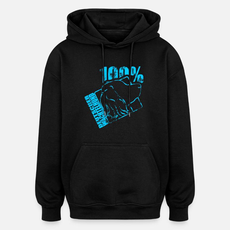 Cavalier King Charles Spaniel 100 - Sweat à capuche oversize unisexe - noir