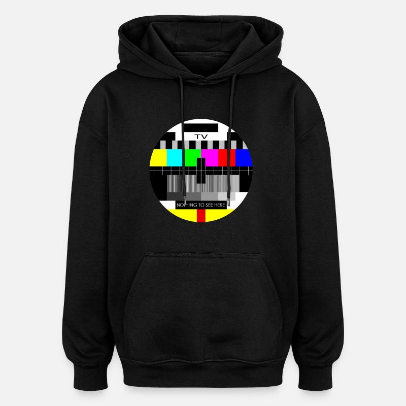 Test Image - Oversized Unisex Hoodie - black