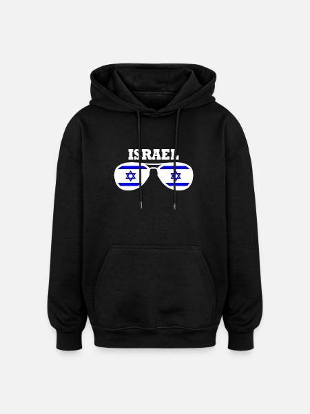 Israel - Oversized Unisex Hoodie - black