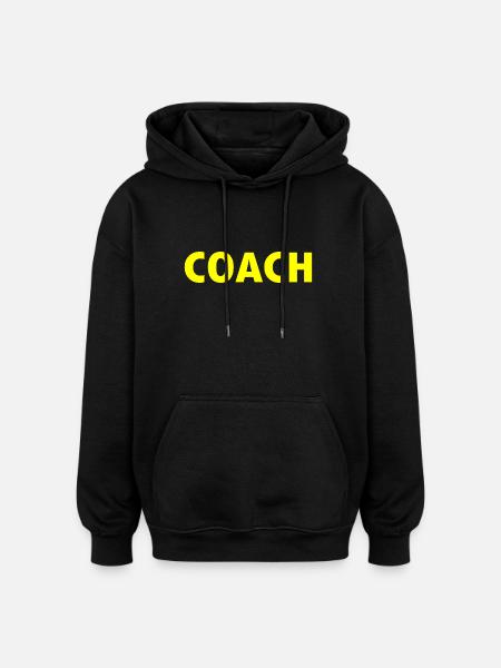Coach - Oversized Unisex Hoodie - black