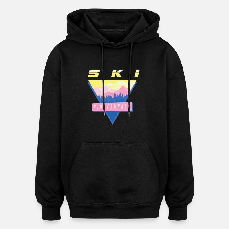 ridgerunner - Oversized Unisex Hoodie - black