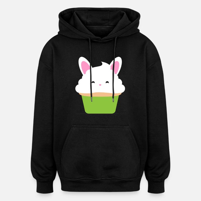 Cupcake, Muffin, Geschenkidee - Oversized Unisex Hoodie - Schwarz