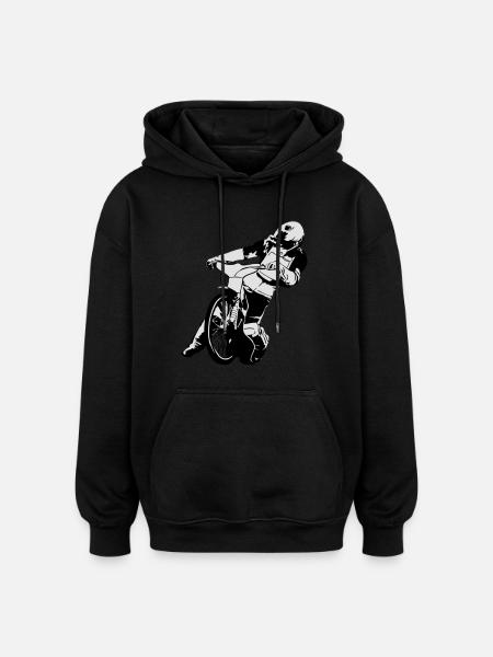 Speedway Racing - Oversized Unisex Hoodie - Schwarz