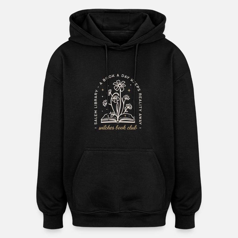 Hexen-Buchclub - Oversized Unisex Hoodie - Schwarz