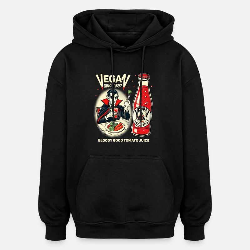 Vegan seit 1897 - Oversized Unisex Hoodie - Schwarz