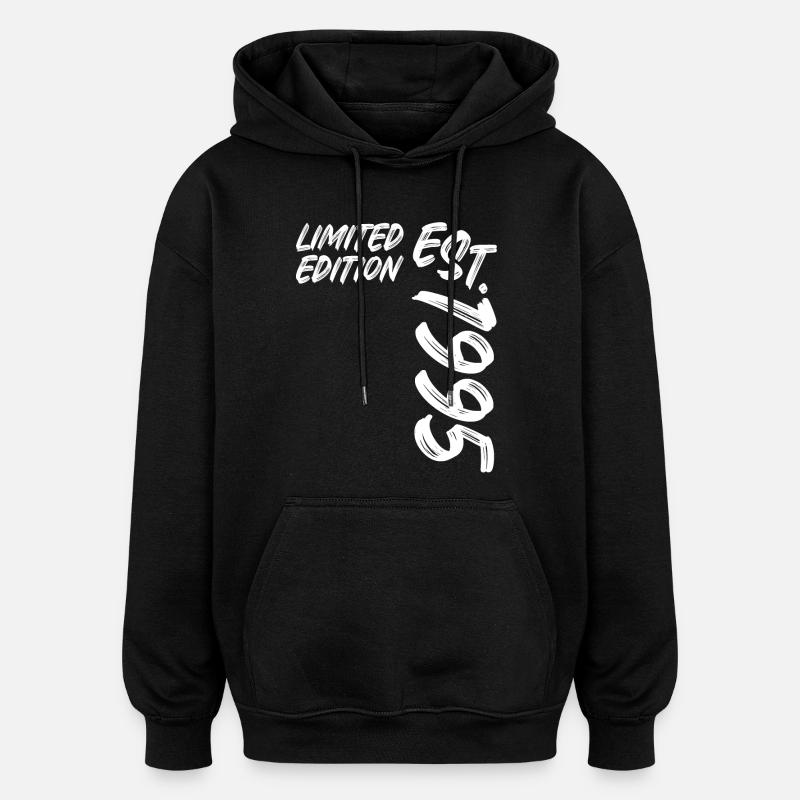 Édition limitée est. 1995 - Sweat à capuche oversize unisexe - noir