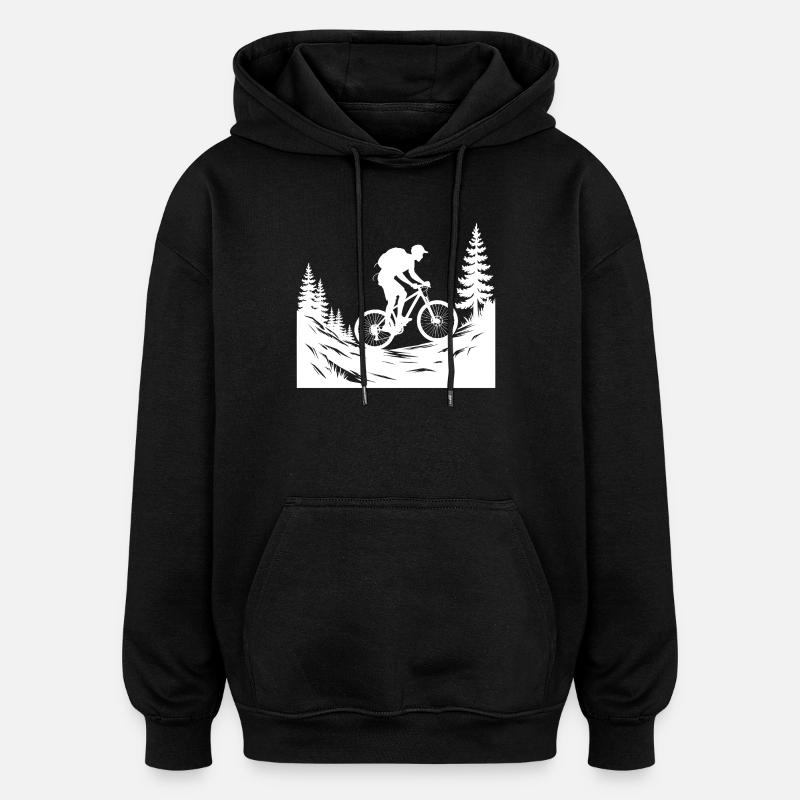VTT VTT - Sweat à capuche oversize unisexe - noir