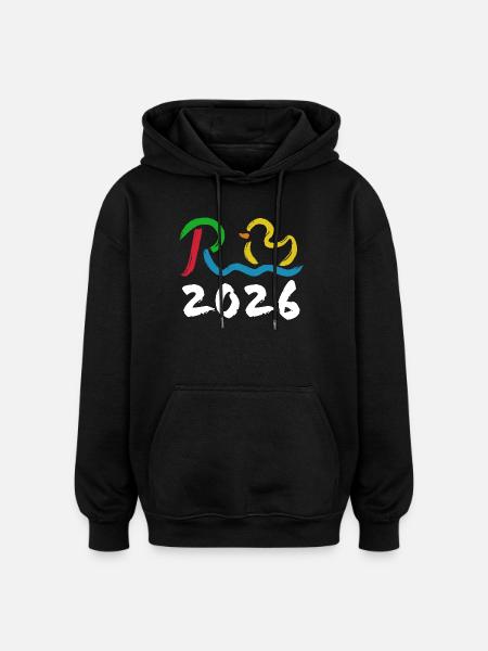 Pension 2026 - Retirement - Pension - Oversized Unisex Hoodie - black