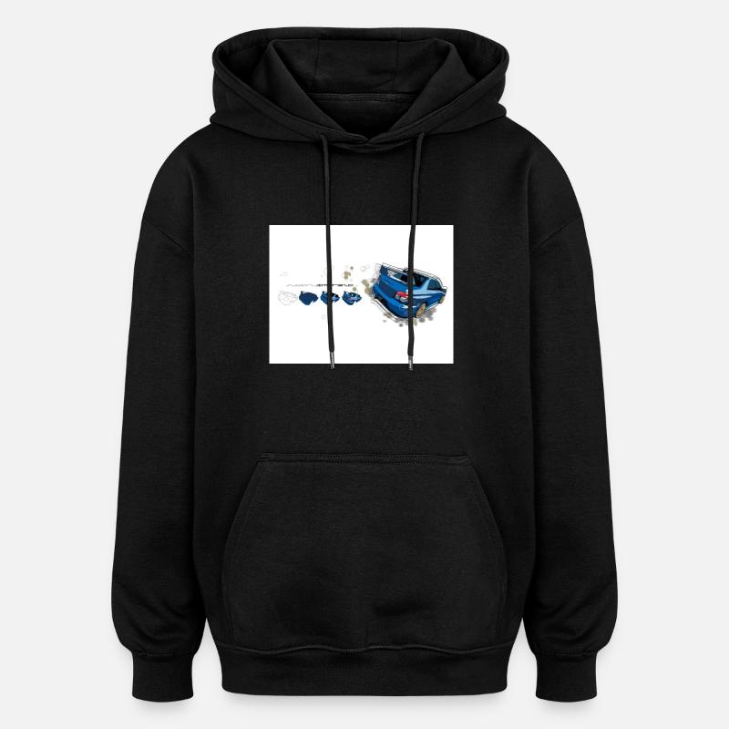 Sub Design - Sweat à capuche oversize unisexe - noir