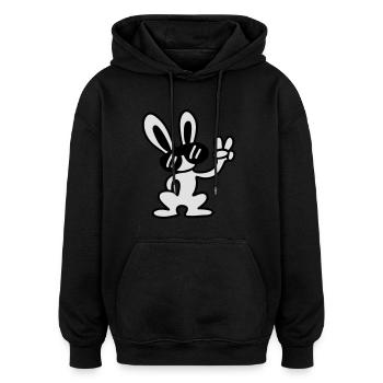 Cool - Oversized Unisex Hoodie - Schwarz - Vorne - Noah (186cm)