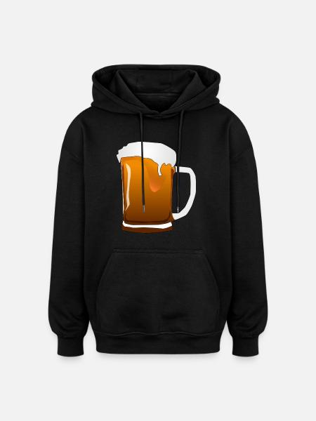 German Beer - Oversized Unisex Hoodie - black