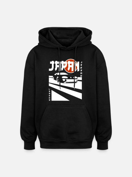 Japan Legend – JDM Auto Power - Oversized Unisex Hoodie - black