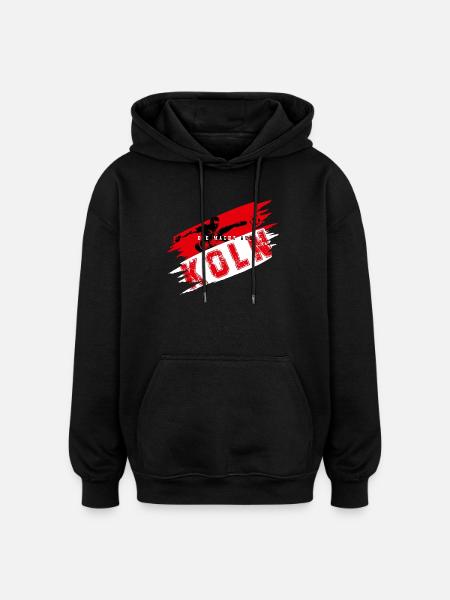 Fussball Köln Ruhrpott - Oversized Unisex Hoodie - Schwarz