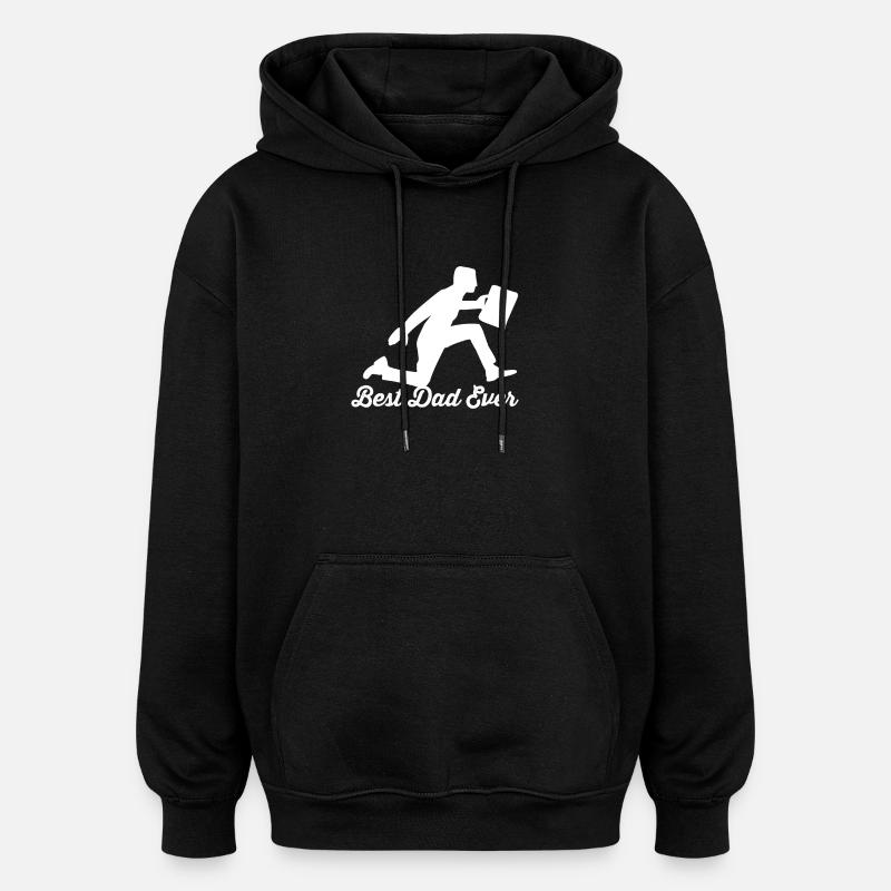 Affaire - Sweat à capuche oversize unisexe - noir