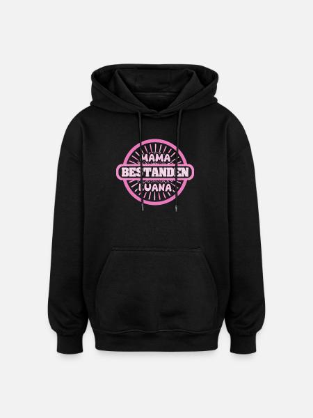 Luana comme prénom - Sweat à capuche oversize unisexe - noir