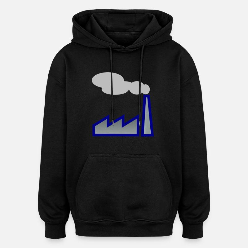 Industrie! Geschenk Idee Geschenkidee - Oversized Unisex Hoodie - Schwarz