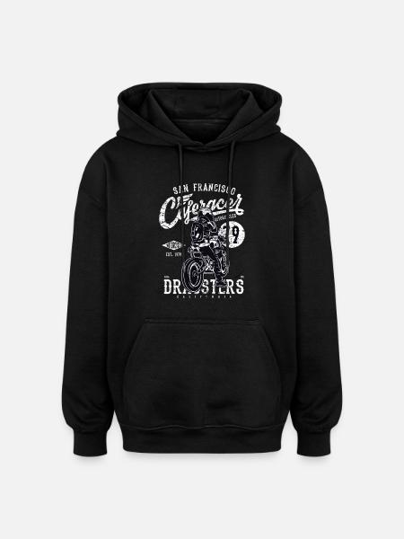 Caferacer79 - Oversized Unisex Hoodie - black