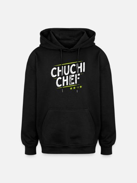 Küchenchef - Chuchi Chef - Schweizerdeutsch - Oversized Unisex Hoodie - Schwarz
