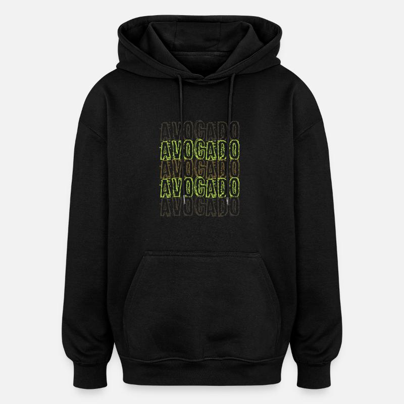 avocat alerte - Sweat à capuche oversize unisexe - noir