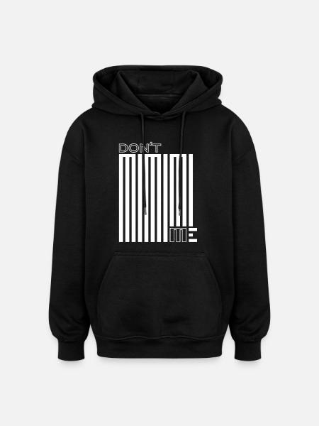 Stop Mimimi – Doing, instead of whining - Oversized Unisex Hoodie - black