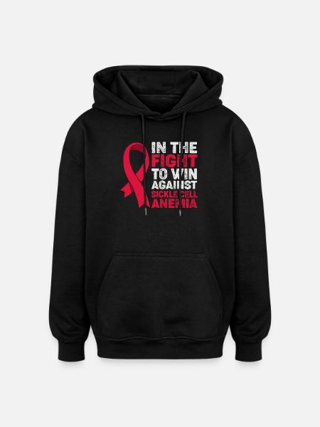 Sickle cell anemia - Oversized Unisex Hoodie - black