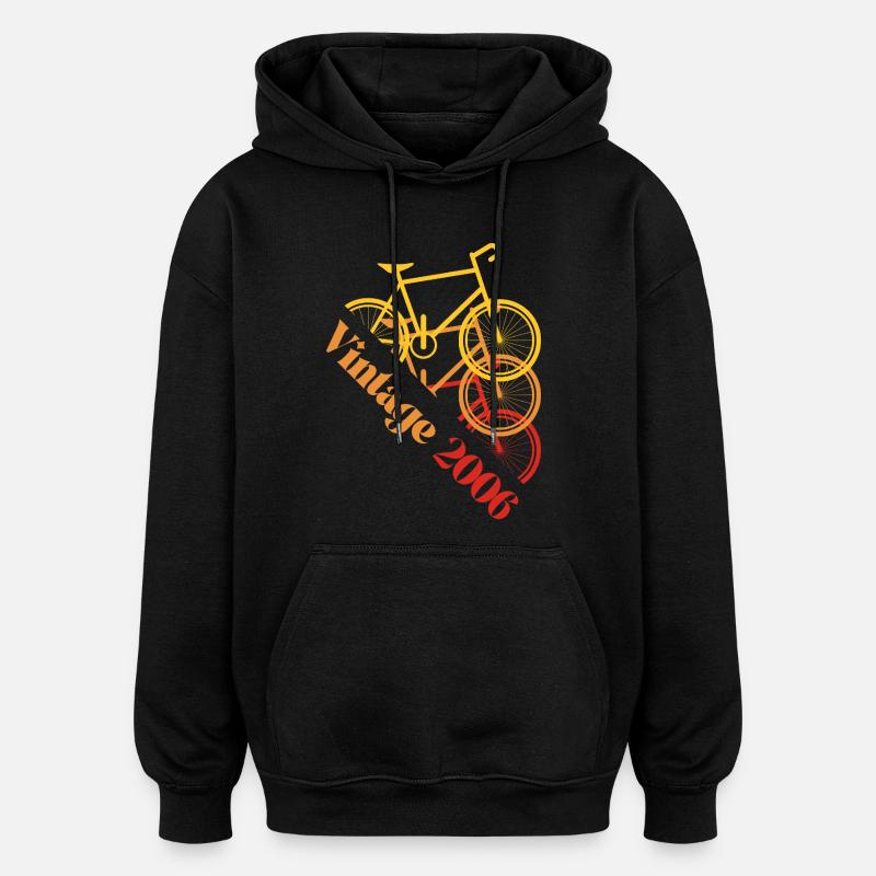 Millésime 2006 - Sweat à capuche oversize unisexe - noir