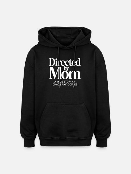 Camisa de café del Caos del Cine - Sudadera con capucha oversize unisex - negro