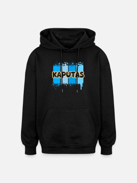 Gift for Kaputas - Oversized Unisex Hoodie - black