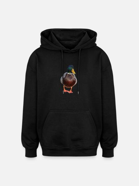 duck53 - Oversized Unisex Hoodie - black