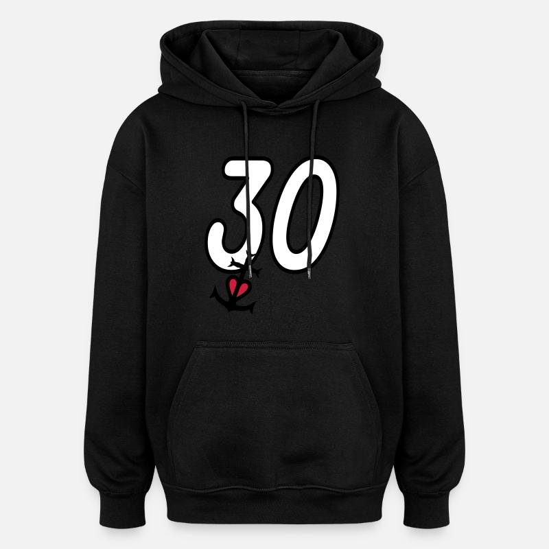 Gard croix camargaise - Sweat à capuche oversize unisexe - noir