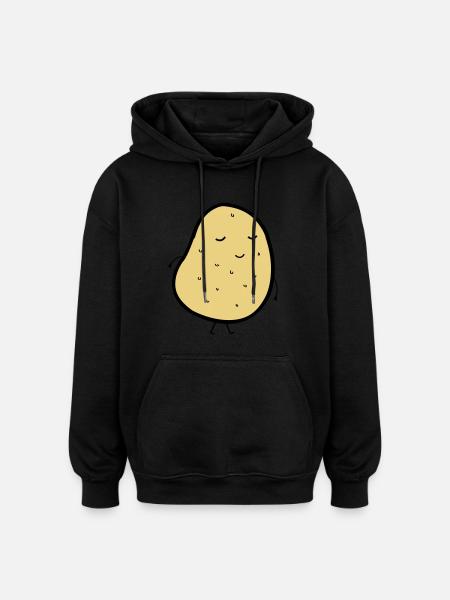 mr_potatoe - Oversized Unisex Hoodie - black