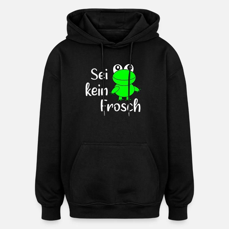 Carnival, Carnival, Costume, Frog - Oversized Unisex Hoodie - black