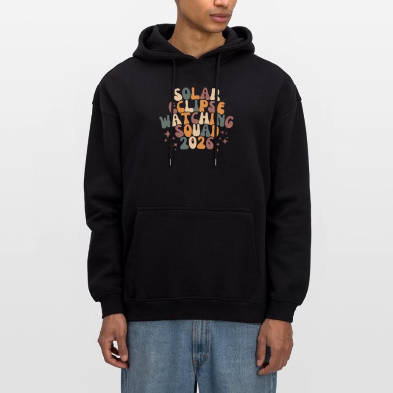 Solar Eclipse Watching Squad 2026 Oversized Unisex Hoodie