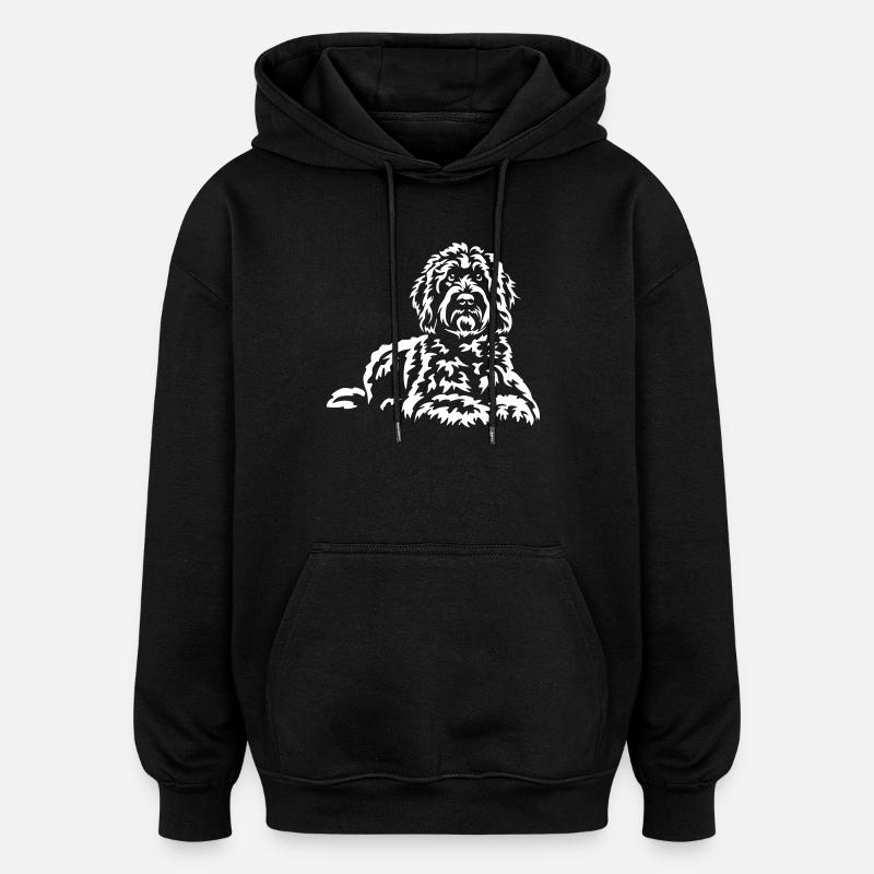 Golden Doodle « Édition Noire » - Sweat à capuche oversize unisexe - noir