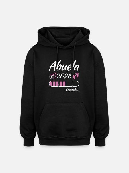 Grandma 2026 Loading Future Grandma - Oversized Unisex Hoodie - black