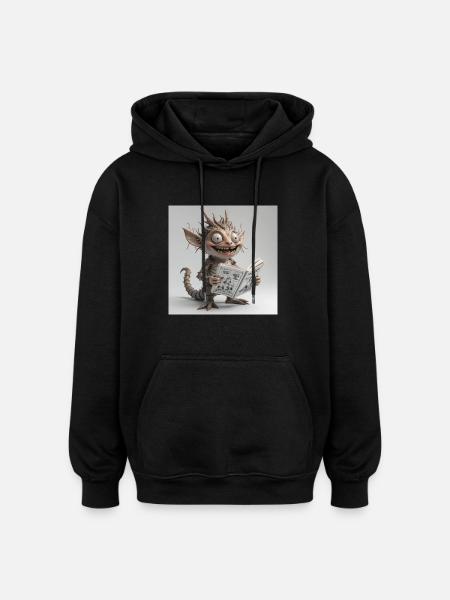 GolaGola - Oversized Unisex Hoodie - Schwarz
