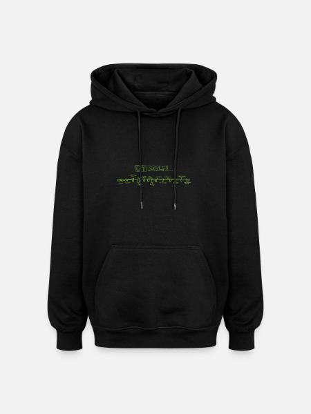 Berlin U-Bahn - U1 - HD - Germany - Oversized Unisex Hoodie - black