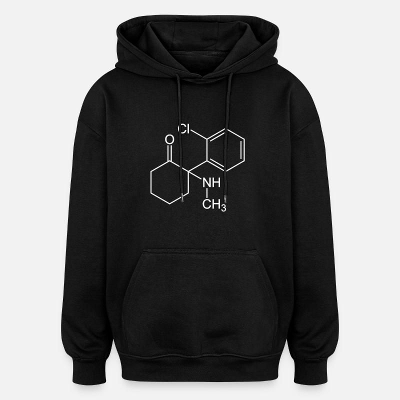 Ketamin - Oversized Unisex Hoodie - Schwarz
