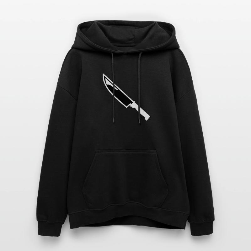 Couteau Sweat à capuche oversize unisexe