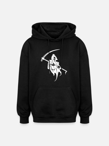 Grim Reaper, Reaper - Oversized Unisex Hoodie - black