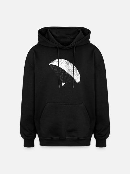Paragliding - paragliding - paragliding - Oversized Unisex Hoodie - black