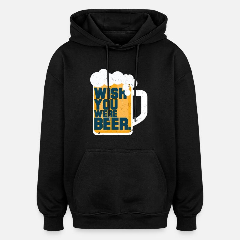 Gutes Bier - Oversized Unisex Hoodie - Schwarz