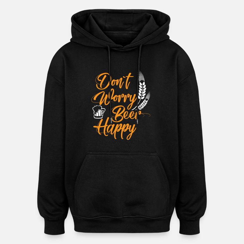 Don't worry.. - Gift - Oversized Unisex Hoodie - black