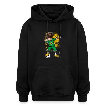 Brazil Soccer World Cup jersey national team - Oversized Unisex Hoodie - black - Front - Noah (186cm)