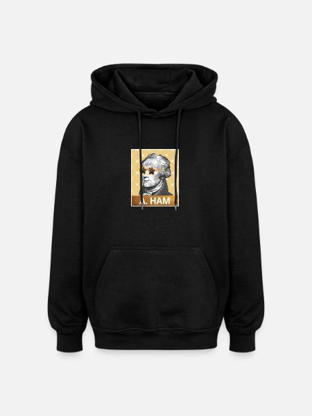 Alexander Hamilton - Sweat à capuche oversize unisexe - noir